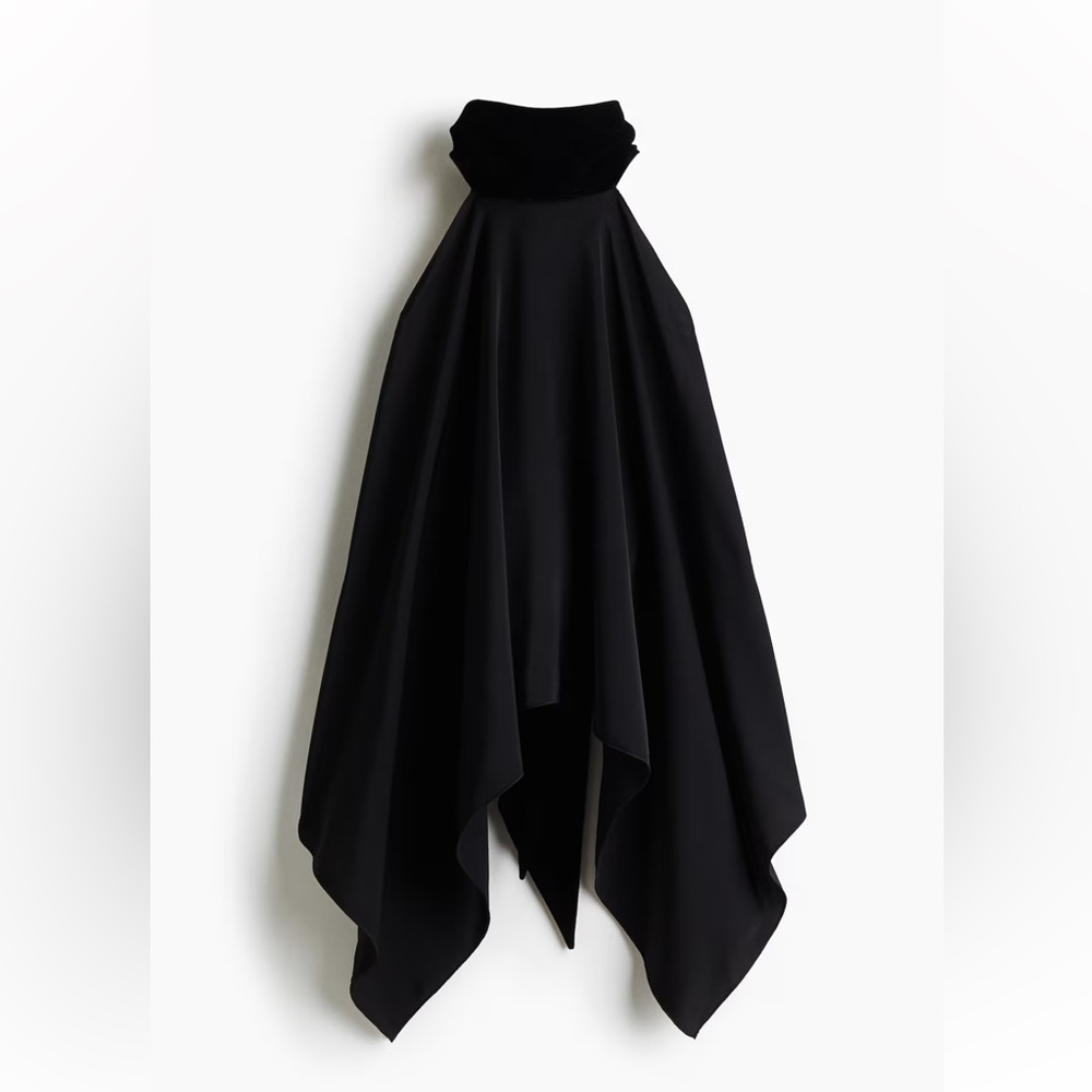 H&M | Scarf Collar Halterneck Top